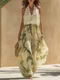 Lyselle | Elegant Airy Set with Floral Print