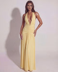 Alba | Butter Yellow Maxi Dress