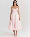Selene | Champagne Midi Gown VII