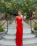 Zara - Ruffled Maxi Dress