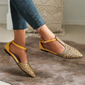 T-STRAP BALLET FLATS