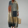 Iris Geometric Dress