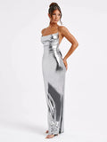 Hayden™ | Metallic maxi dress