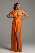 Moriah - Elegant Pleated Maxi Dress