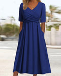 Katharin - Luxurious Spring Midi Dress