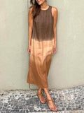 Lysette - Stylish Print Maxi Dress