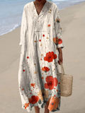 Lovely Floral Pattern Art Print Dress