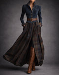 Fouziha | Elegant belt dress