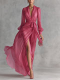 Daisy - Elegant Long Chiffon Dress