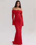 Alessandra | Red Maxi Dress