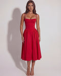 Francesca | Champagne Midi Dress II