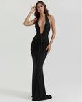 Ariel | Black Maxi Gown