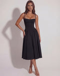 Francesca | Champagne Midi Dress III