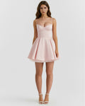 Selene | Champagne Mini Gown