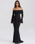 Alessandra | Black Maxi Dress
