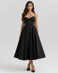 Selene | Champagne Midi Gown II