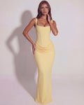 Eleonora | Butter Yellow Maxi Gown