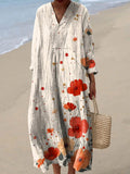 Lovely Floral Pattern Art Print Dress