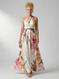 Amiel | Light Floral Maxi Dress