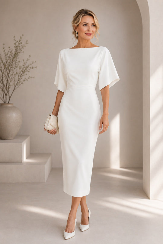 Midi dress, front view