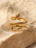 Ophelia Adjustable Snake Ring