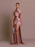 Cleo - Sleek Slit Maxi Dress