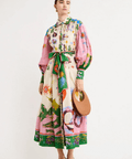 Dorthe - Elegant Italian Maxi Dress